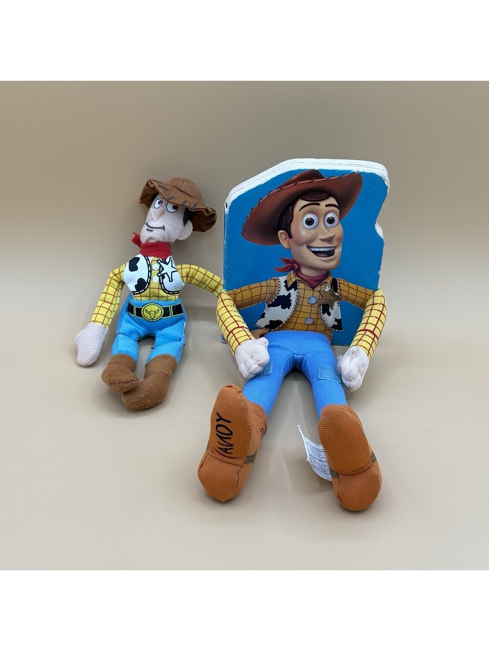 Disney Pixar Toy Story Woody Plush & Book Pals Woody's Wild Ride Book Lot